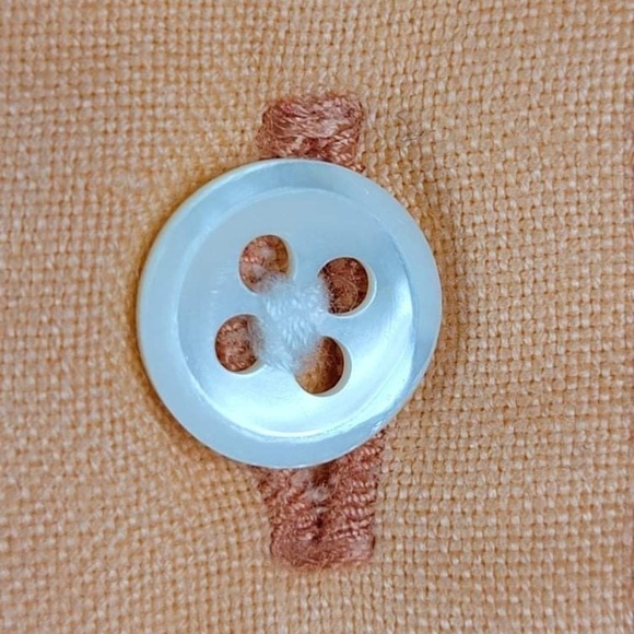 Polo Ralph Lauren Button Down Embroidered Crest  Men's Large Shirt Orange - Picture 8 of 9